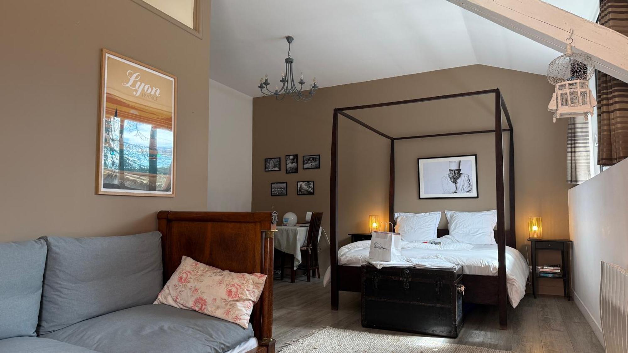 Chambre Univers Bocuse - A 200 M De La Legende Collonges-au-Mont-dʼOr Esterno foto